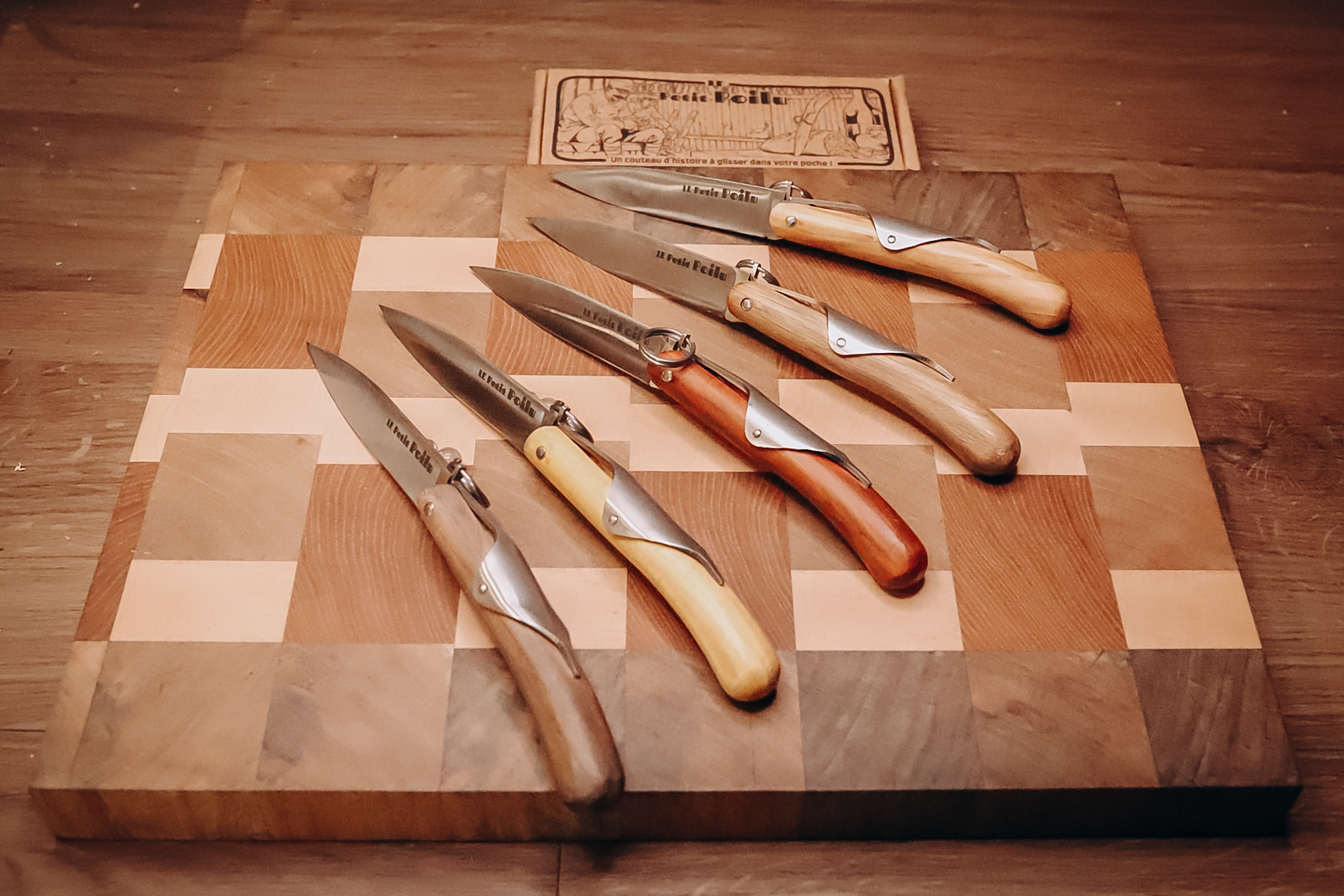 Le Petit Poilu, couteau d'histoire artisanal, fabriqué en Lorraine